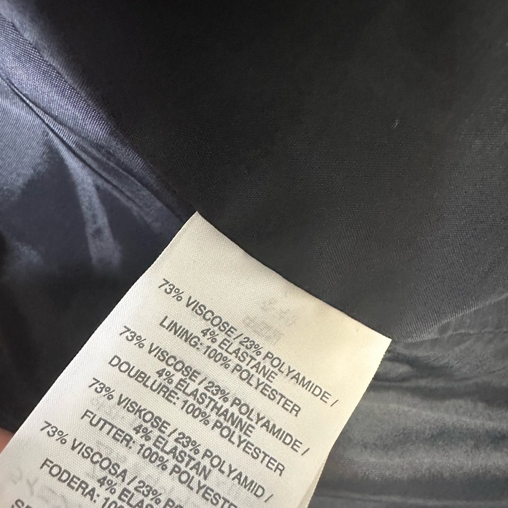 J Crew Collection Single Button Blazer Charcoal G… - image 4